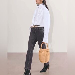 Everlane black 90s curvy cheeky denim jeans